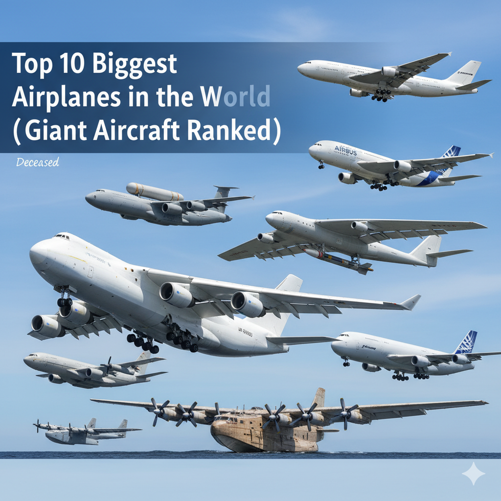 Top 10 Biggest Airplanes in the World